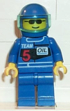 LEGO rac004 Racing Team 5, Blue Helmet, Trans-Light Blue Visor