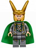 LEGO sh033a Loki - Shiny Starched Fabric Cape (10721)