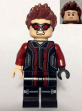 LEGO sh172 Hawkeye - Black and Dark Red Suit